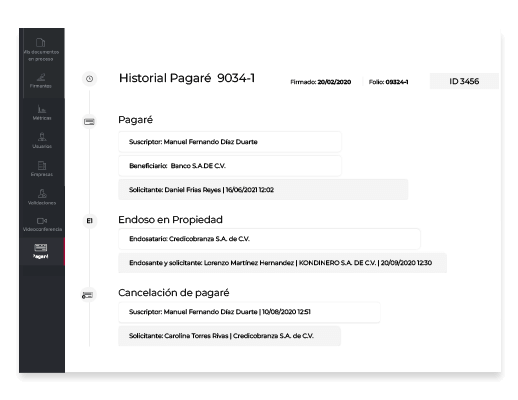 Endoso Pagare Digital